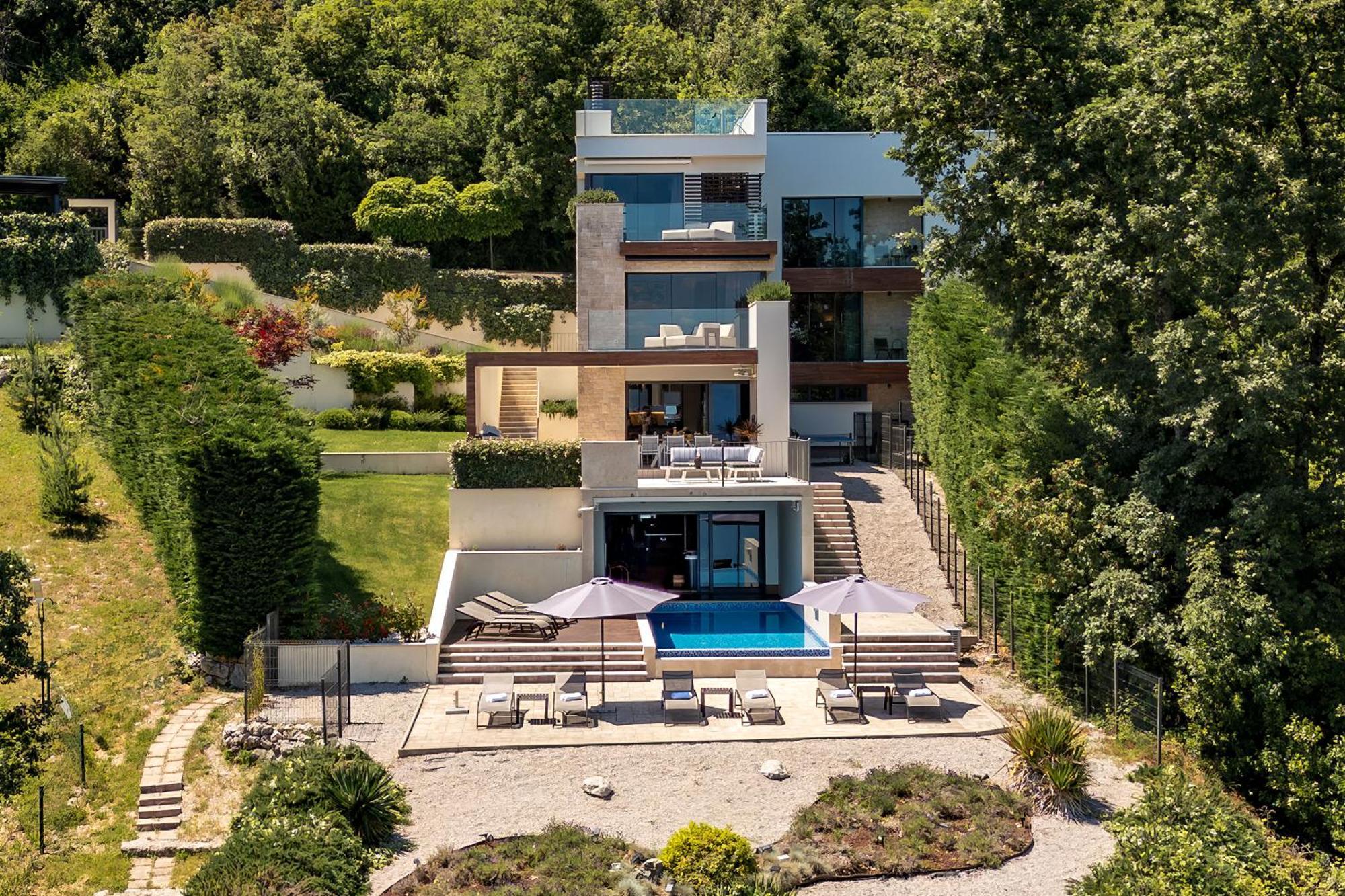 Villa Altavista - Seaview & Relax With Heated Pool & Minigolf Опатия Экстерьер фото